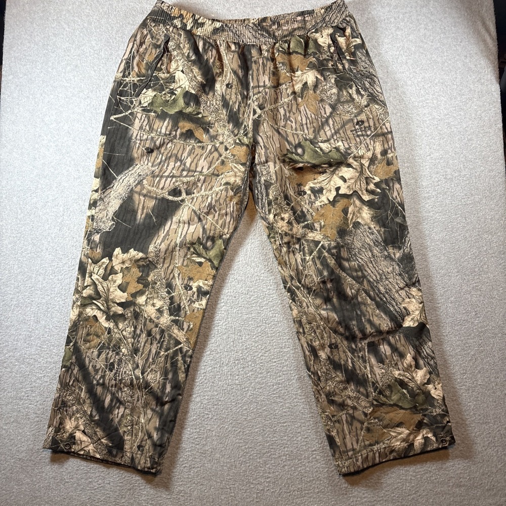 Cabela's Dry Plus Men's 2XL Camo Pants MOSSY Oak Breakup Mesh Lined Hunting